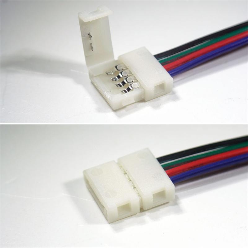 Verbinder Verlängerung Adapter Clip Verbindug für LED Streifen Strip Lichtleist
