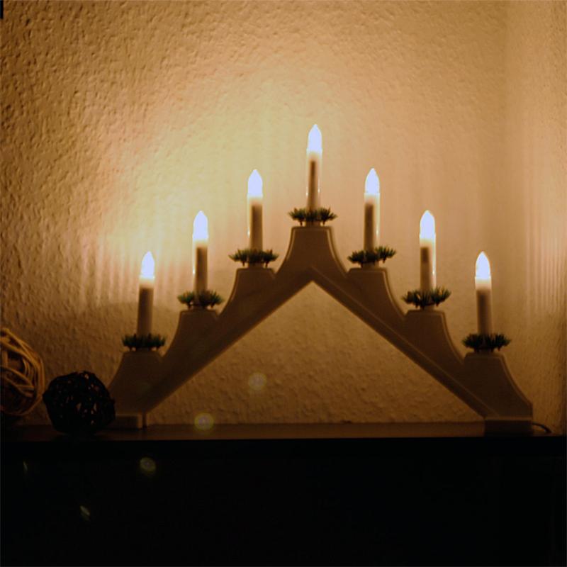 3x LED E10 Ersatz-Glühbrine klar-Kerze für Lichterkette Schwibbogen Glühlampe