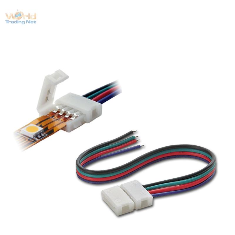 LED RGB/RGBW Stripe Zubehör Verbinder Brücken Adapter Steckverbinder Kabel 4-2 P 