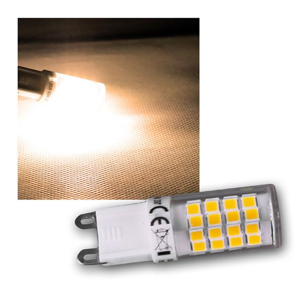LED Stiftsockel G9 warm-weiß, 4W, 270lm 3000k, 330°