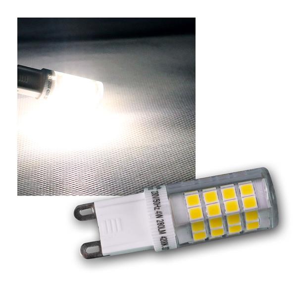 LED Stiftsockel G9 neutral-weiß 4W 280lm 4200k 330°