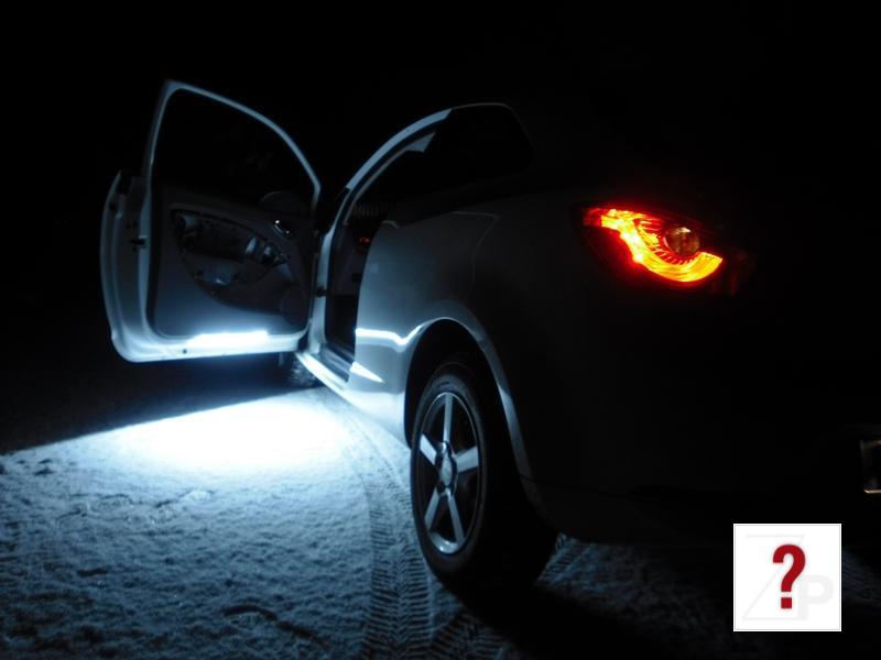 highlight-led, Projekt Einstiegsbeleuchtung SEAT Ibiza SC (6J)