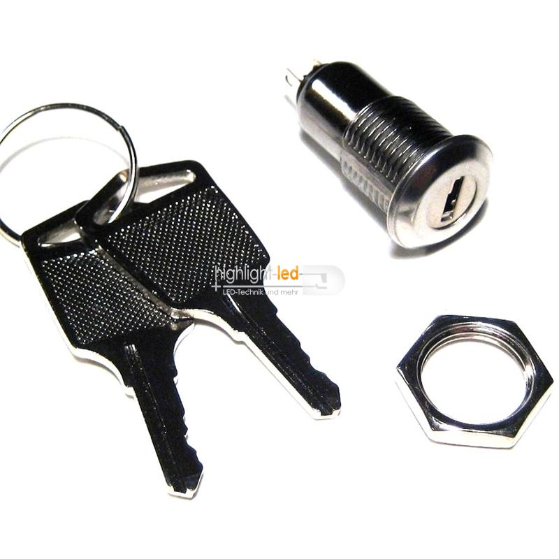 Miniatur-Schlüsselschalter 