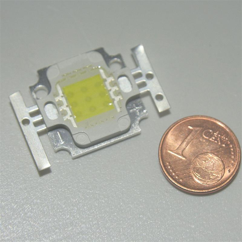 Hochleistungs LED Chip 10W kalt-weiß HIGHPOWER "Square" 10 Watt kaltweiß hipower 