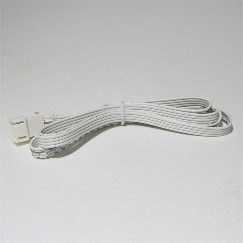 2x 4-pol Verlängerungskabel 5m Kabel Verbindungskabel für LED RGB weiß 