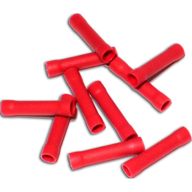 Schrumpfverbinder Stoßverbinder mit Schrumpfschlauch Rot Kit 0,5 mm² bis 1,5 mm² 