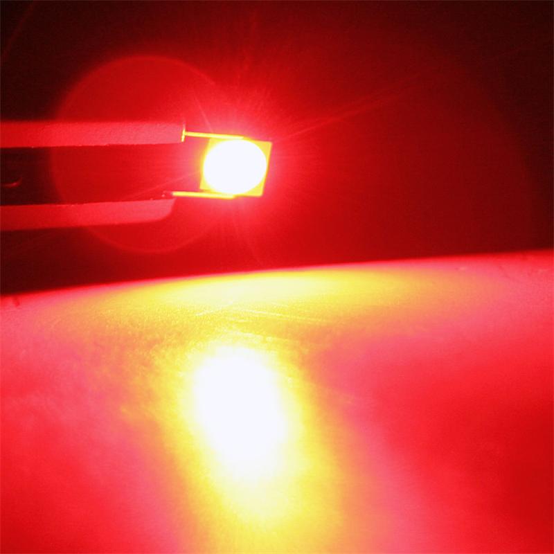 10 SMD LEDs 5050 rot PLCC6-POWER tief rote red rouge rojo LED SMT SMDs 3-Chip 