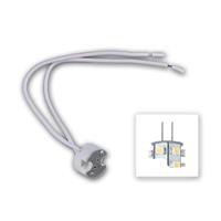 Lampenfassung G4 Keramik max 24V/5A, 15cm Kabel