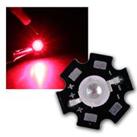 10 x Hochleistungs LED Chip 3W ROT HIGHPOWER STAR LEDs rote Leuchtdioden 3 Watt 