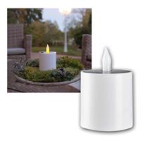 Solar LED candle | outdoor candle with flickering effect