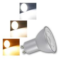 GU10 LED Strahler Leuchtmittel "PV-50/70" 5W/7W 230V warmweiß Birne Lampe Spot 