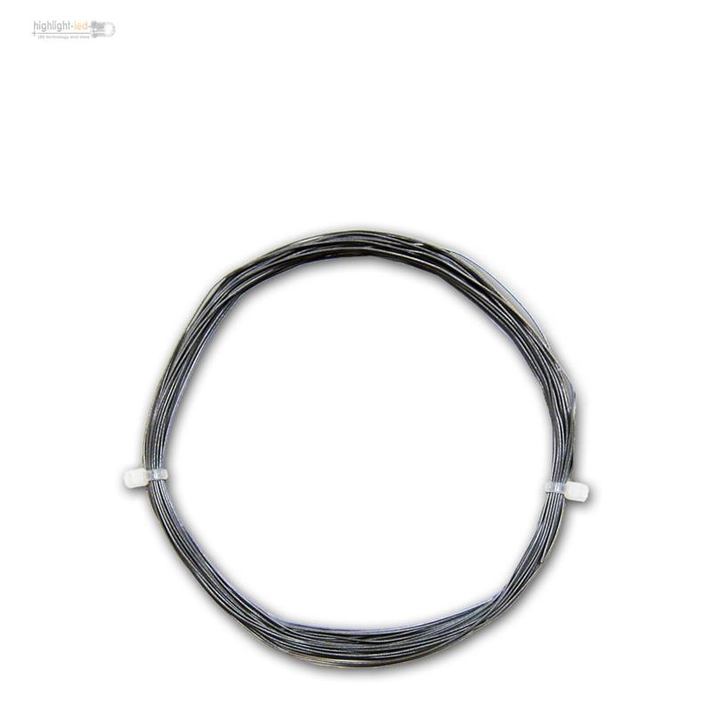 10m orange flexible Litze 0,04mm² extra dünnes Kabel/ Dekoderlitze cable wire 