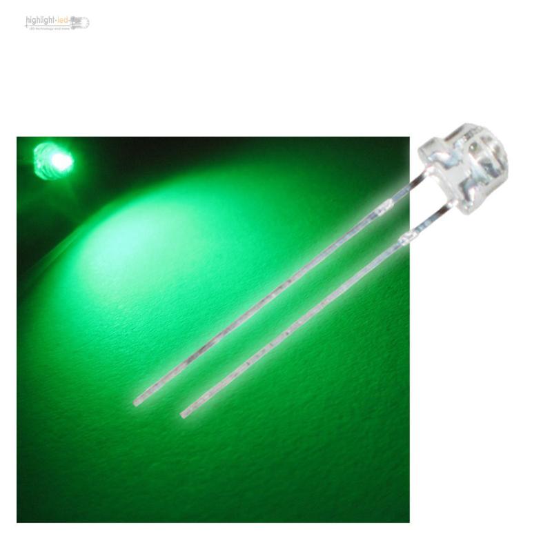 Flathead Leuchtdioden Dioden Farben Strawhead LED versch Flachkopf LEDs 4,8mm 