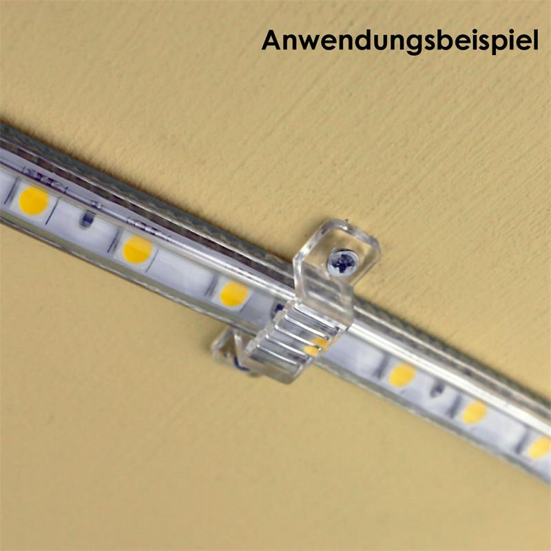 Schrauben für LED Band Stripe Halter Strip Befestigung Montage Halterung RGB