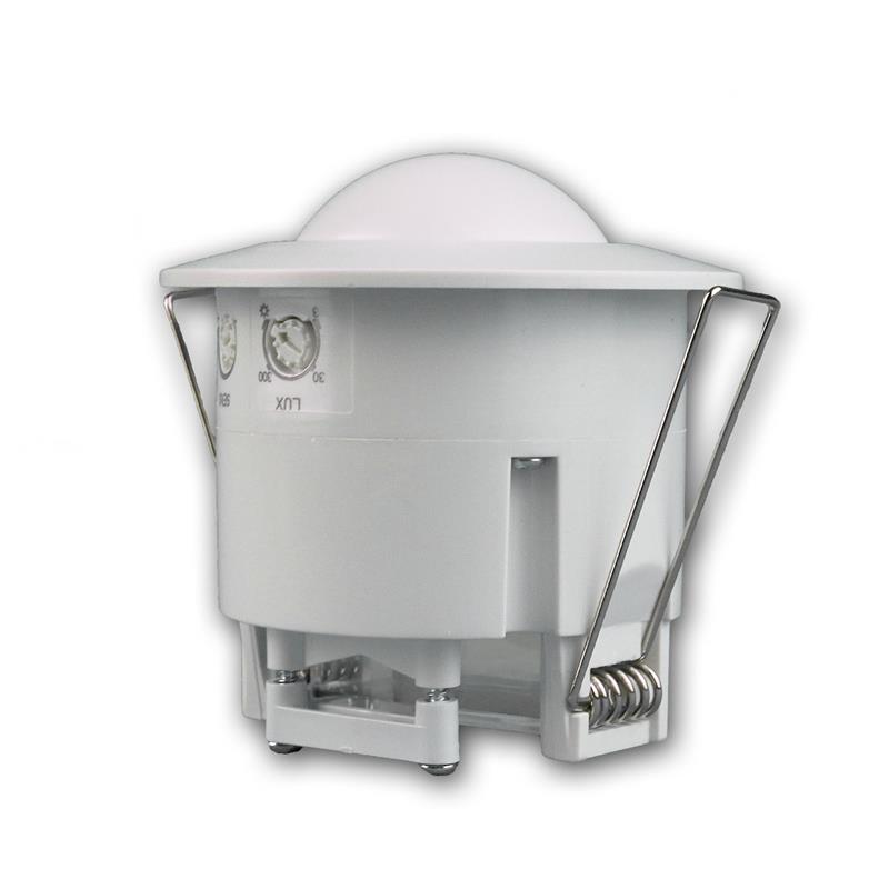 Unterputz HF Decken-Einbau-Bewegungsmelder 360° 230V 1-1200W LED geeignet weiß