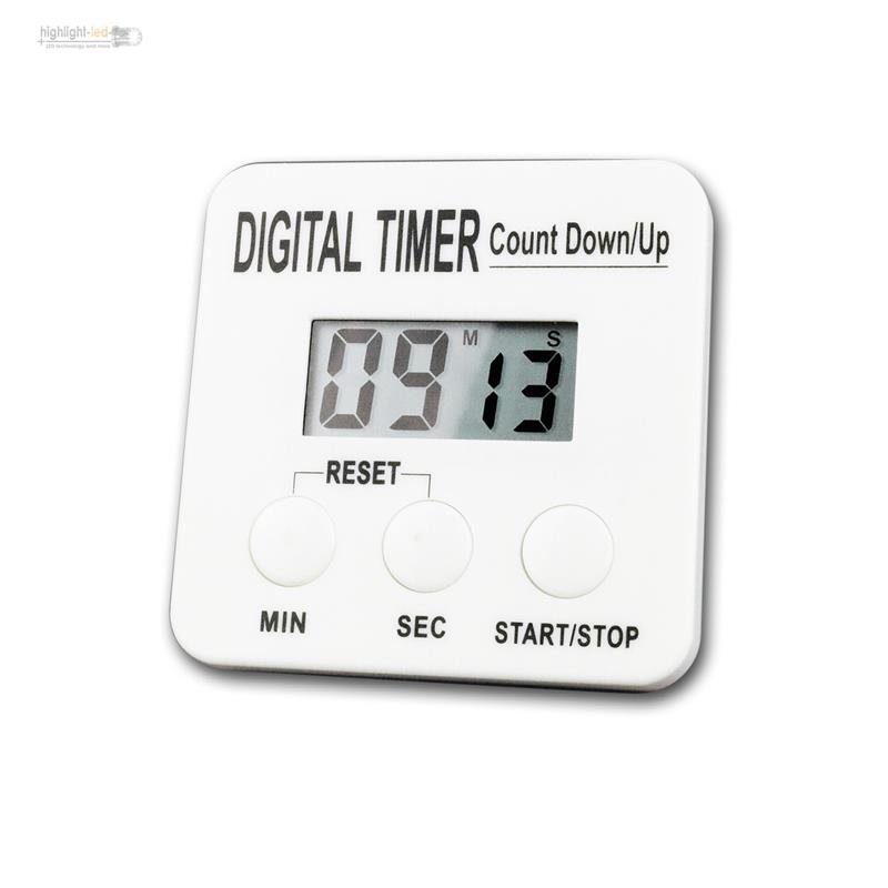 Kurzzeitmesser, Küchentimer, Countdown Zähler, Stoppuhr, digital Timer, Eieruhr