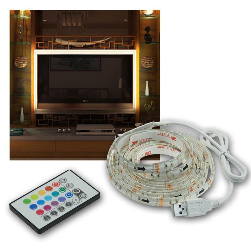 TV Hintergrundbeleuchtung, RGB SMD LED Stripe USB