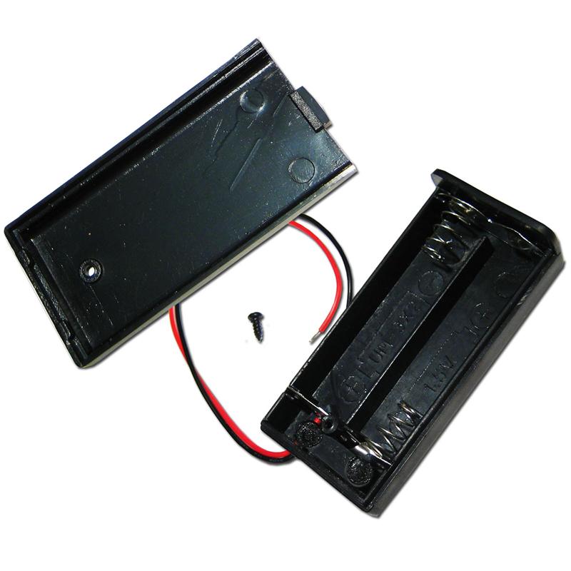 Schwarze doppelstoeckig 4 x 1,5 V AA Batterien Batteriehalter Kasten Box m 2X 2X 