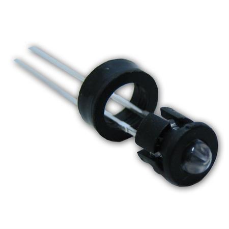 LED Fassung Montageringe Kunststoff Ring schwarze Ledfassungen für 3mm/5mm LEDs
