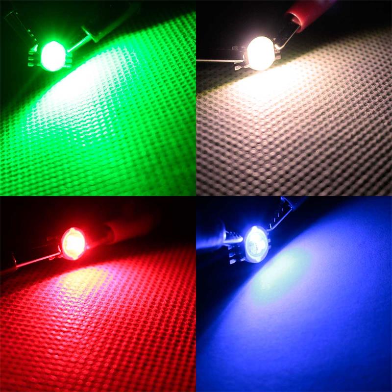 Hochleistungs LEDs 1W Farben Power Emitter Chip versch Highpower LED 1 Watt 