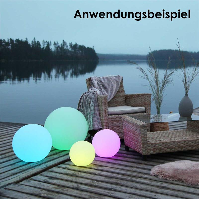 LED Garten-Kugel TWILIGHTS Ø40cm | RGB/warmweiß | IP44