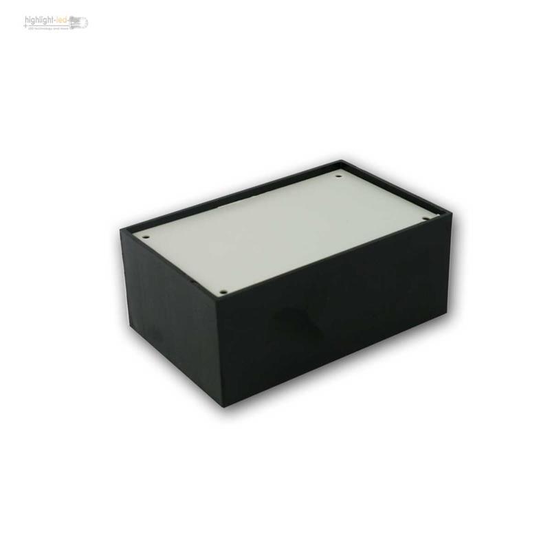 Modulgehäuse Kunststoff schwarz 10/20/30P Gehäuse Box für Elektronik Case Kasten 