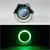 1-poliger Taster mit grüner LED Ringbeleuchtung