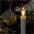 10 Christbaumkerzen mit warmweißen LEDs