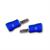50er Set Flachstecker Blau, 2,8x0,8mm, 1,5-2,5mm²