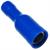 100 x Rundsteckhülse blau f Kabel 1,5-2,5mm²