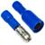 10 Paar Rundsteckverbinder blau f Kabel 1,5-2,5mm²