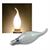 LED E14 Windstoß Kerzenlampe 2,5W, warmweiß 240lm