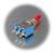 1-poliger Miniaturschalter für 125 VAC/3 A oder 250 VAC/1 A