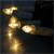 Warmweiße Lichterkette mit 25 LED Kerzen