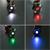 Vollmetallschalter mit Punktbeleuchtung in verschiedenen Farben