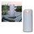 LED Außen-Kerze M-TWINKLE, 17,5cm weiß, mit Timer