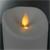 LED Deko Kerze mit Kunststoffmantel und warmweißem Lichtschein