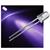 10 LEDs 5mm wasserklar ultraviolett / Schwarzlicht