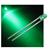 10 LEDs 3mm diffus grün Typ WTN-3-2700gr