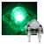 10 SuperFlux LED grün - 5mm Linse Piranha-LEDs SET