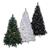 LED Weihnachtsbaum grün/weiß/schwarz