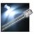 10 x LED 5mm wasserklar Linse konkav - WEISS LEDs