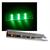 4er SET LED Glasbodenbeleuchtung 66mm grün