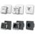 FLAIR USB Ladedose 2-fach weiß/anthrazit, verschiedene Typen