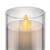 LED Echtwachs-Kerze imitiert eine natürliche Flamme
