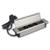 Tisch-Einbausteckdose 3-fach FLATBOX Edelstahl USB
