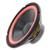 runder Speaker mit schwarz mit roter Foam Sicke / Schaumstoff-Sicke