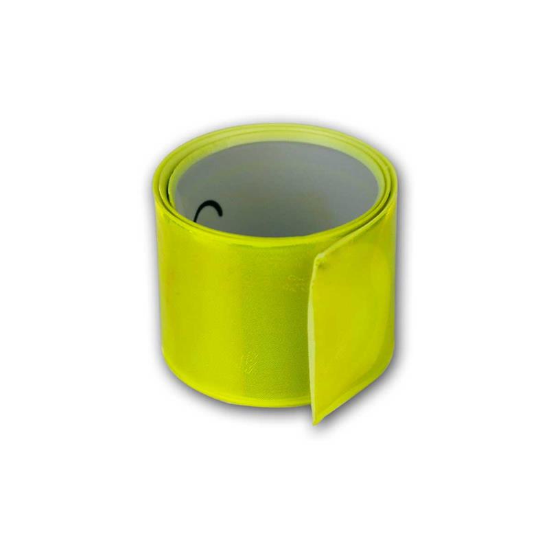6x Reflektorband Schnapparmband Leuchtarmband Sicherheitsband Arm Bein Neon  Gelb