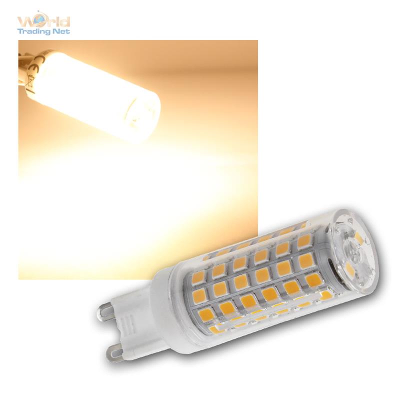10x Mini LED Stiftsockellampe G9 6W warmweiß 540lm Stiftsockel Leuchtmittel bulb 