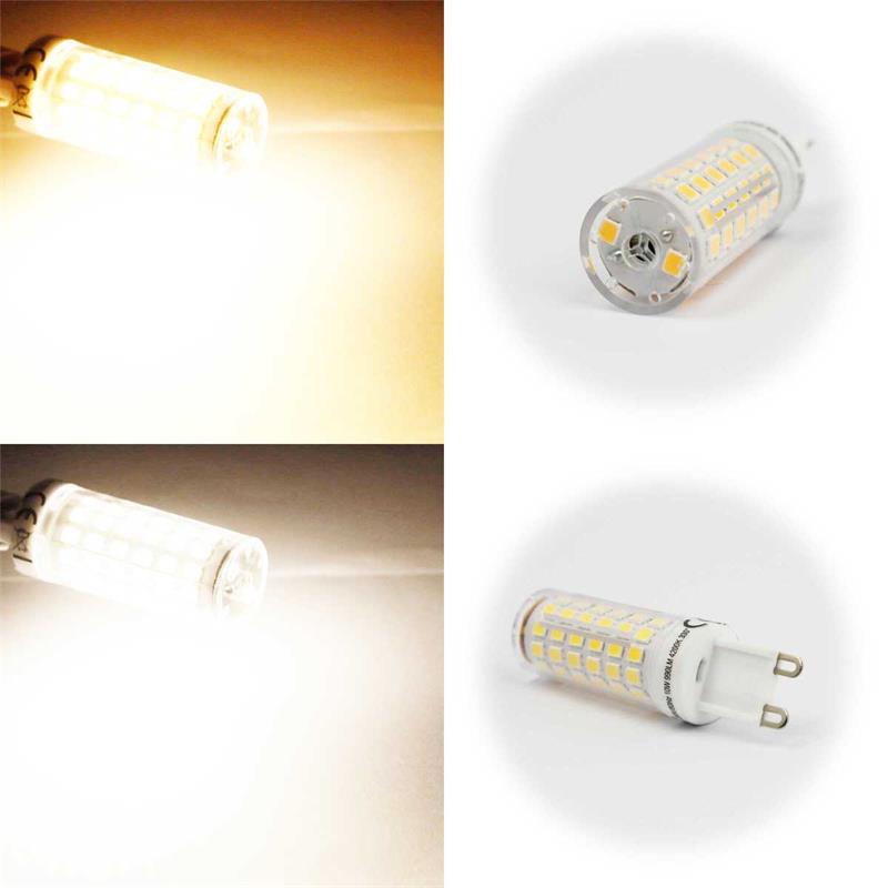 5x Mini LED Stiftsockellampe G9 4W warmweiß 270lm Stiftsockel Leuchtmittel Birne 